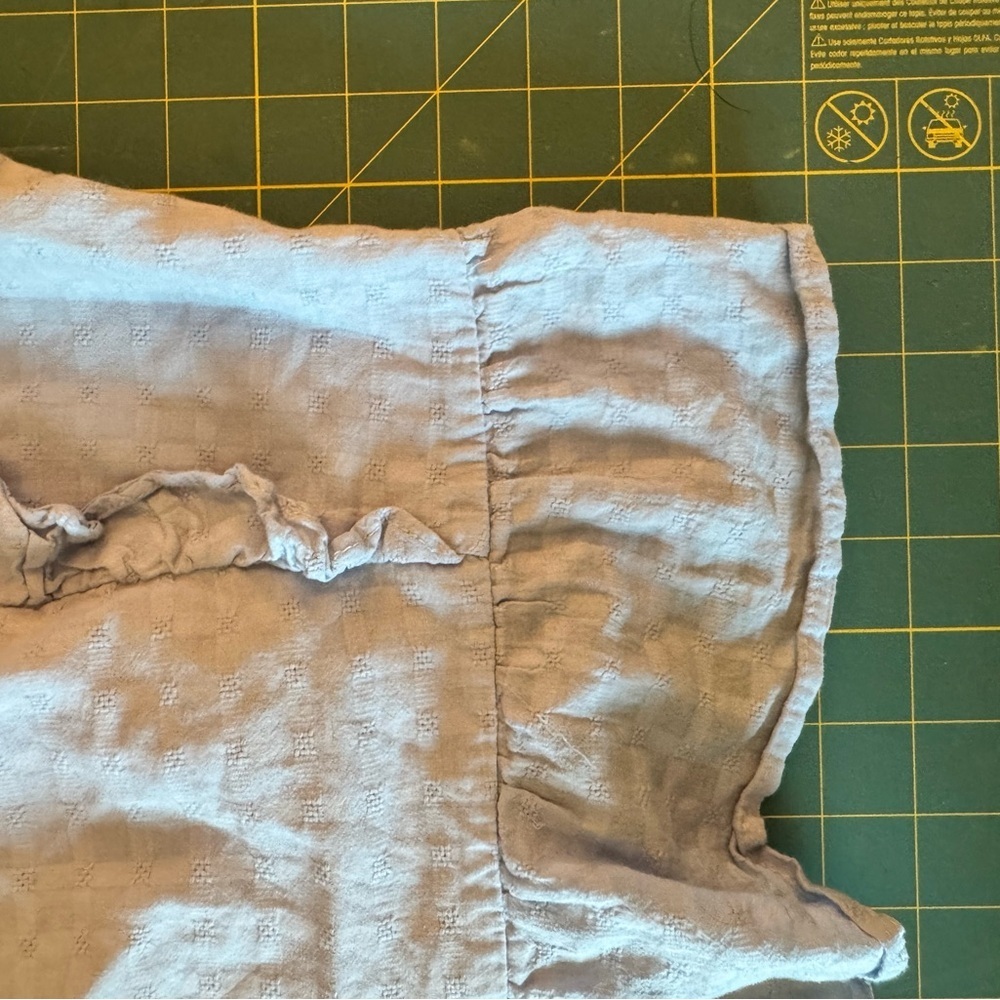 SO Light Blue Ruffled Blouse - Picture 4 of 7